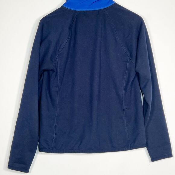 L-RL Lauren Active Ralph Lauren Blue Navy Activewear Fitness Jacket - Picture 7 of 12